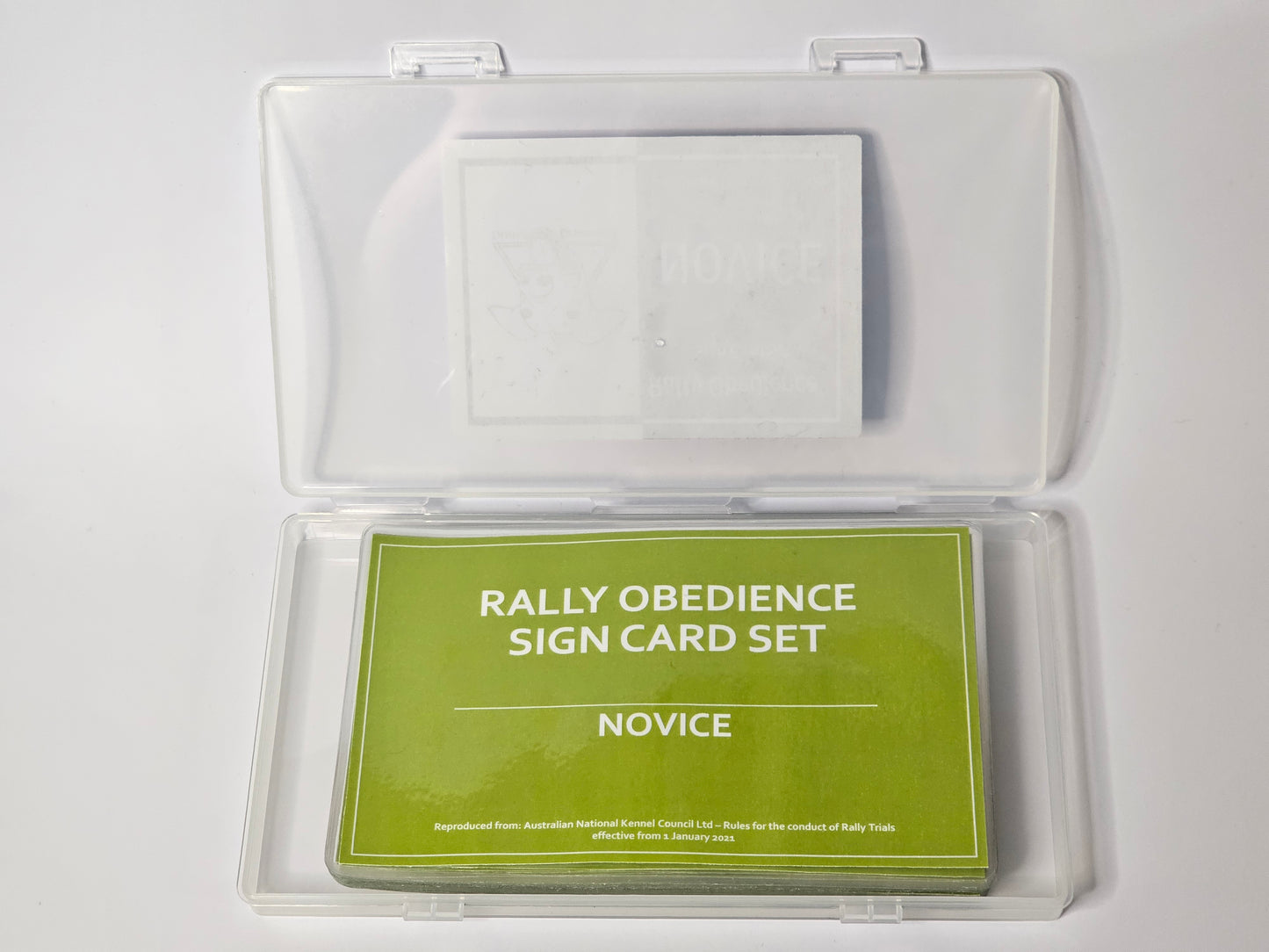 ANKC Novice Rally Sign Cards (Travel Sized)
