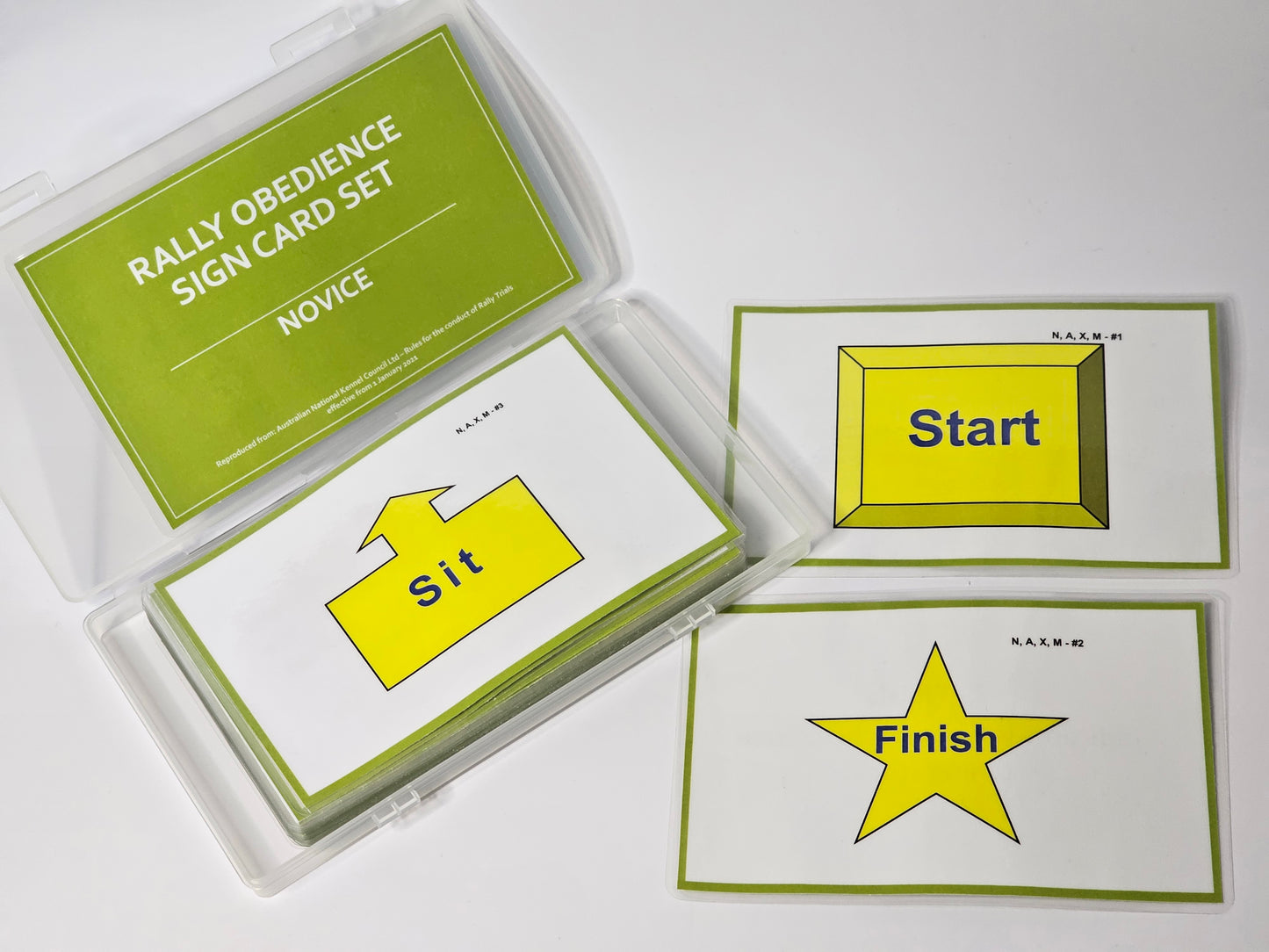 ANKC Novice Rally Sign Cards (Travel Sized)