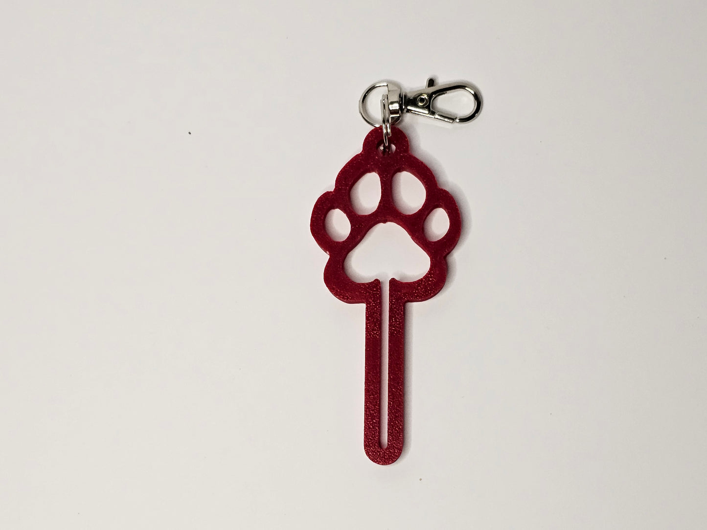 Paw Print Poop Bag Clip