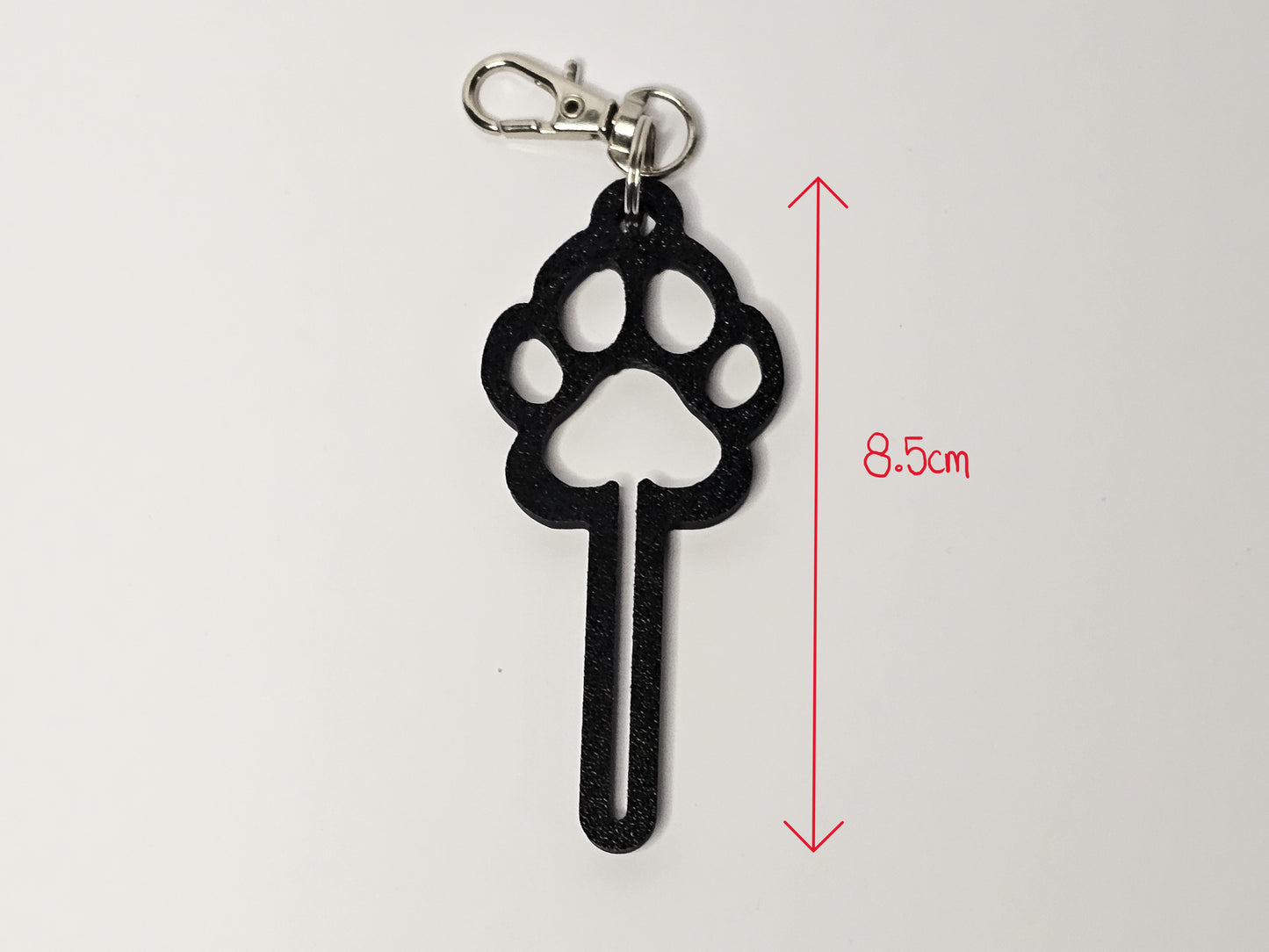 Paw Print Poop Bag Clip