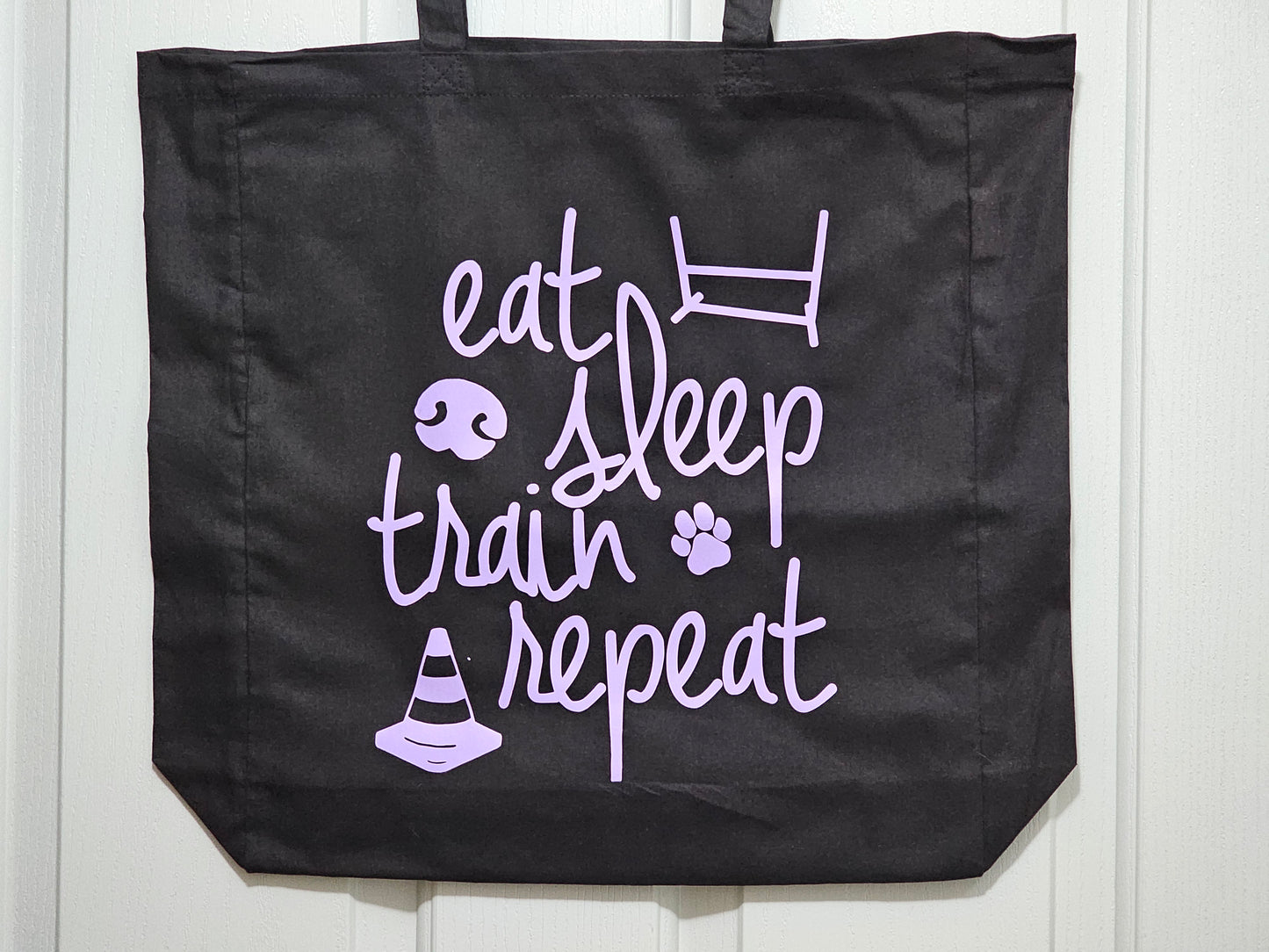 Tote Bag "Eat Sleep Train Repeat"