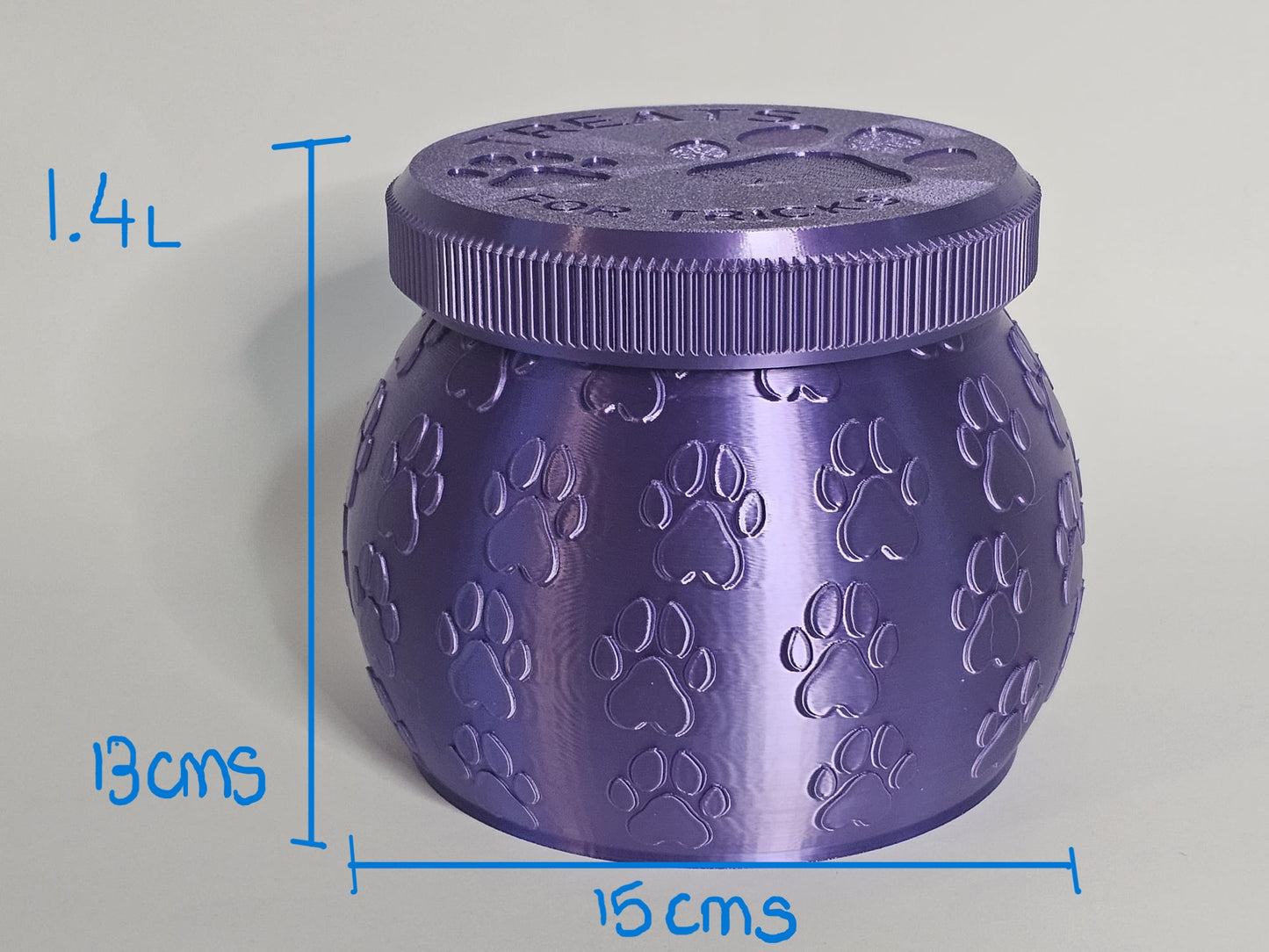 "Treats For Tricks" Dog Treat Jar