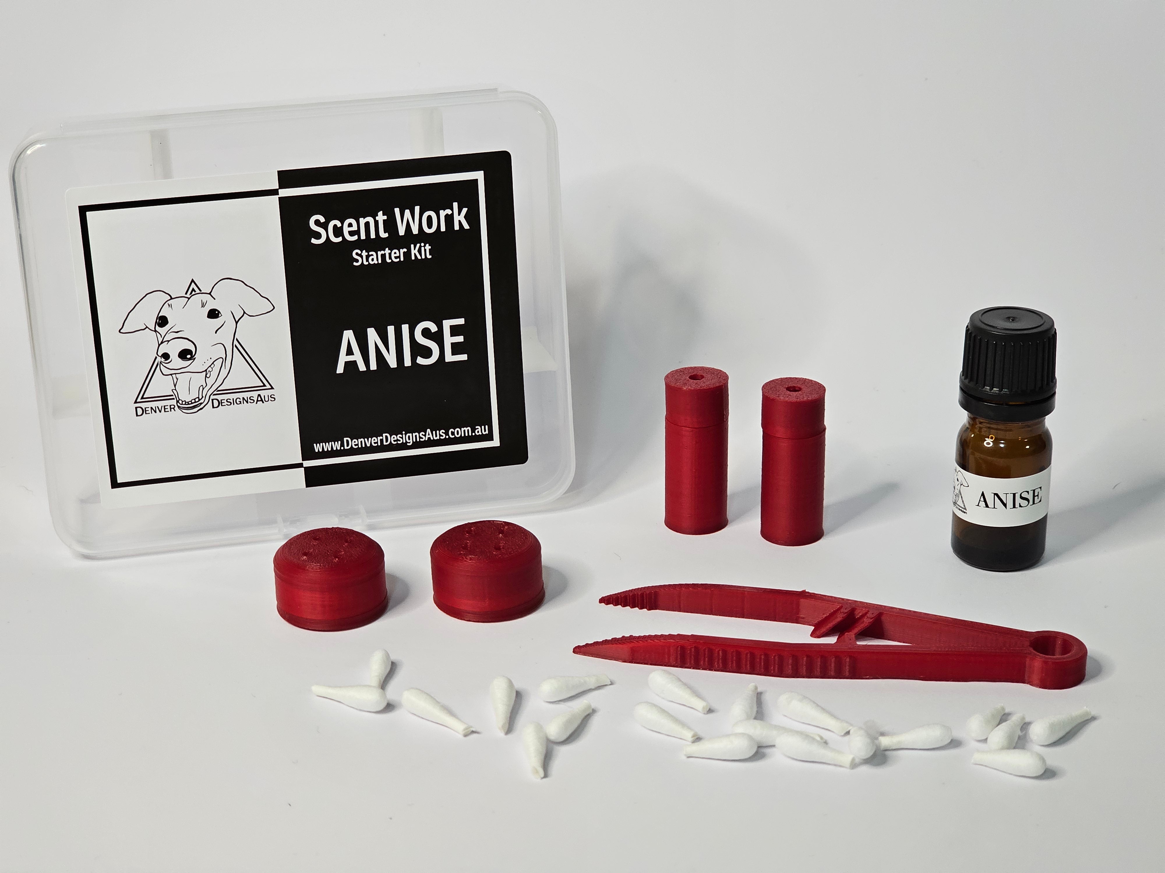 Scent Work Starter Kit - Anijs, Berk, Kruidnagel & Vetiver Smaak Scent Work Starter Kit - Anijs, Berk, Kruidnagel & Vetiver Smaak