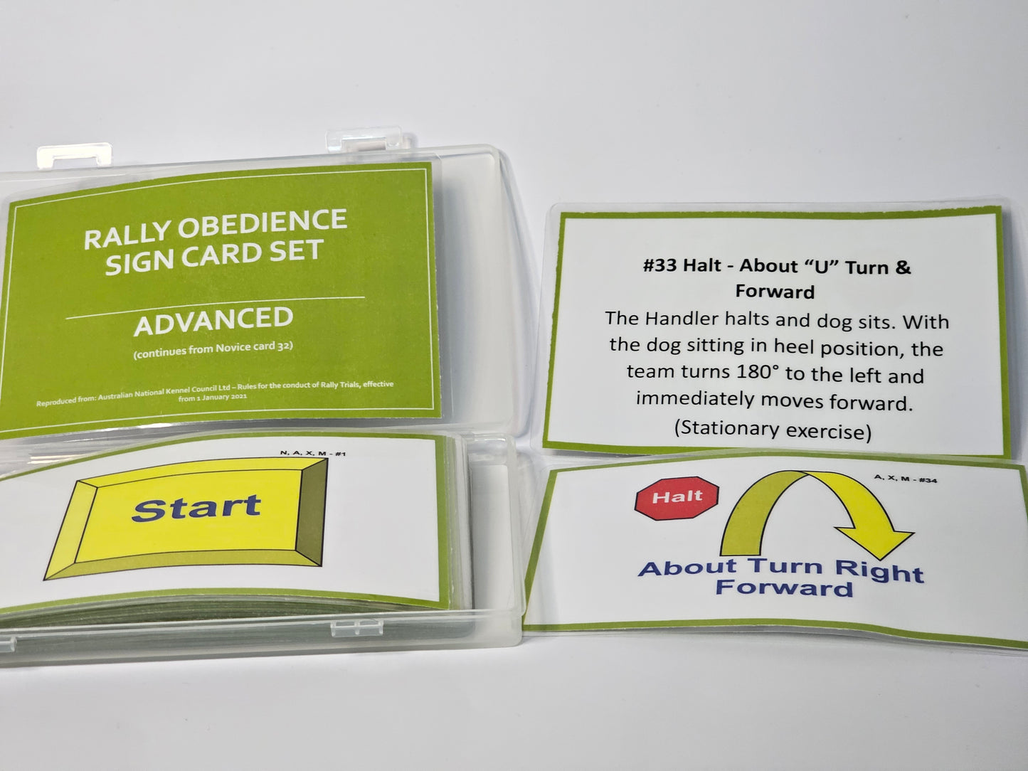 ANKC Advanced Rally Cards (Travel Sized)