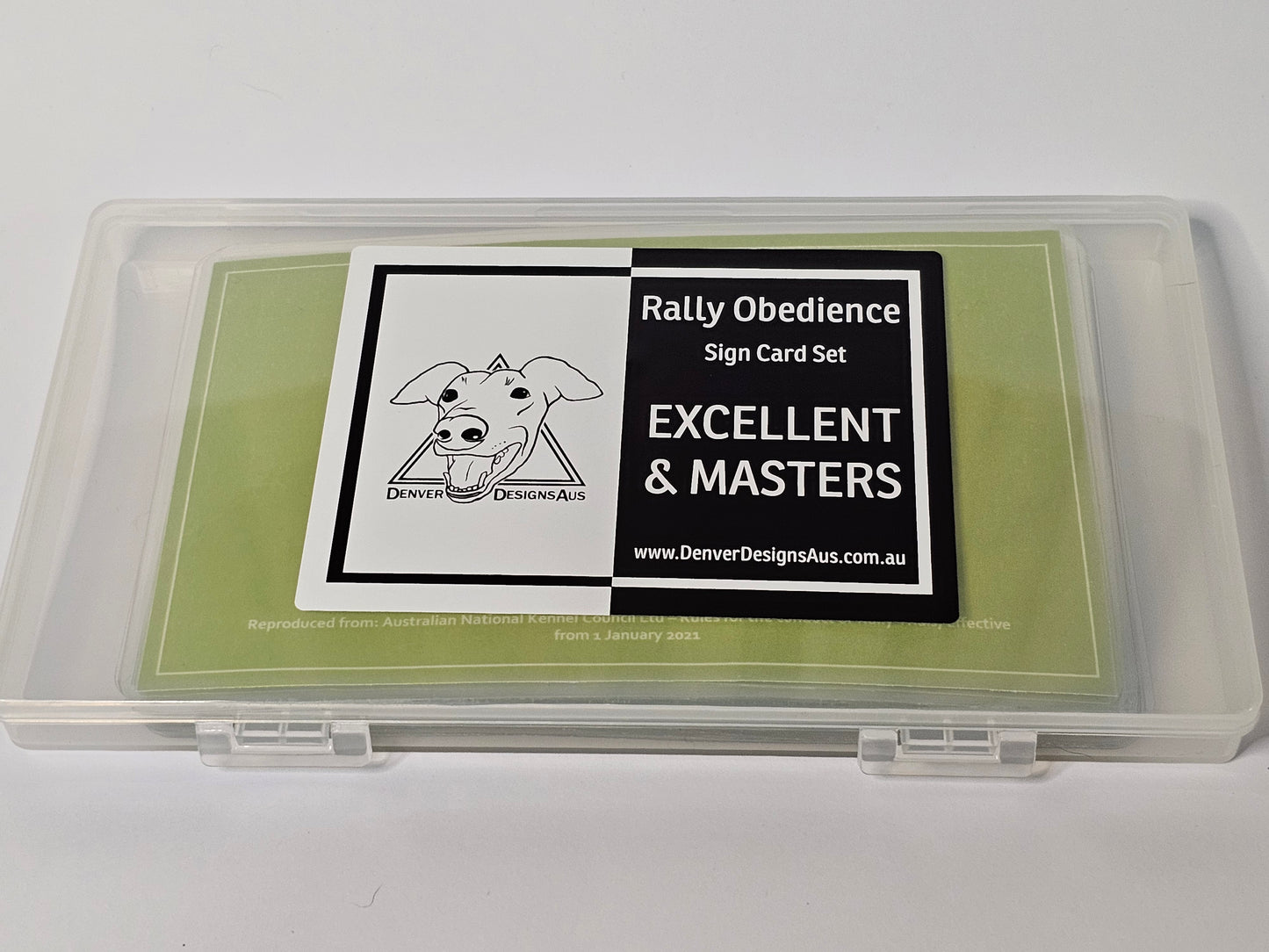 ANKC Excellent & Masters Rally Cards (Travel Sized)