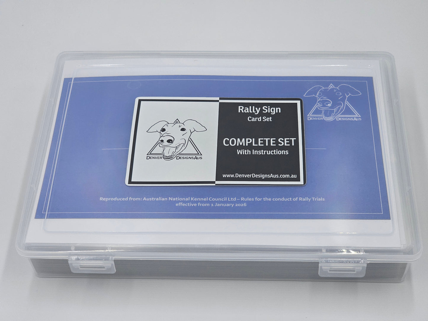 2026 ANKC Complete Rally Sign Cards (A4 Sized) With Instructions