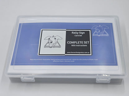 2026 ANKC Complete Rally Sign Cards (A4 Sized) With Instructions