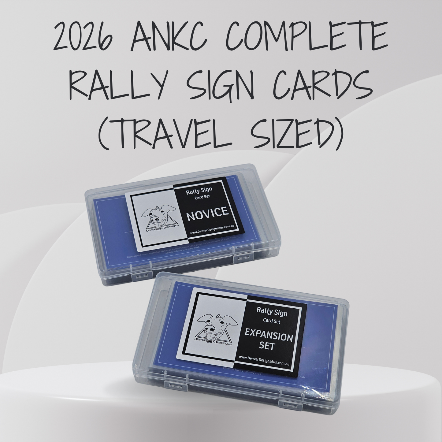 2026 ANKC Complete Rally Sign Cards (Travel Sized)