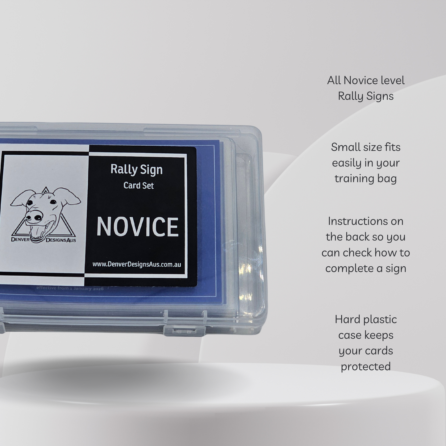 2026 ANKC Novice Rally Sign Cards (Travel Sized)