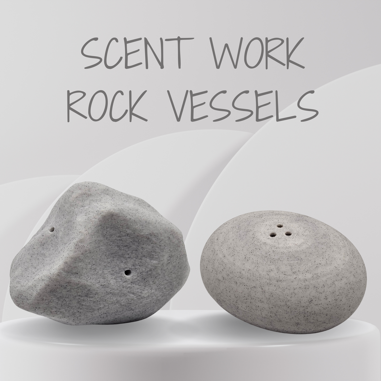 Scent Work Rock Vessels (2-Pack)