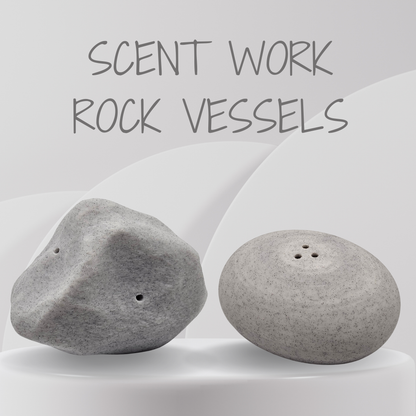 Scent Work Rock Vessels (2-Pack)