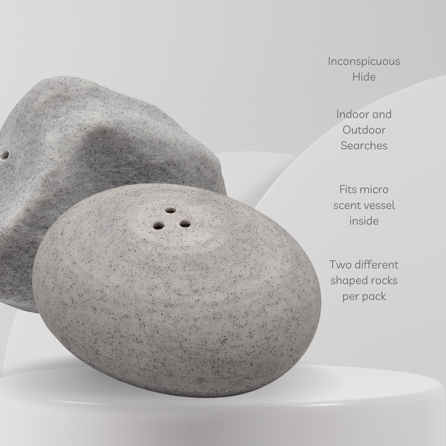 Scent Work Rock Vessels (2-Pack)