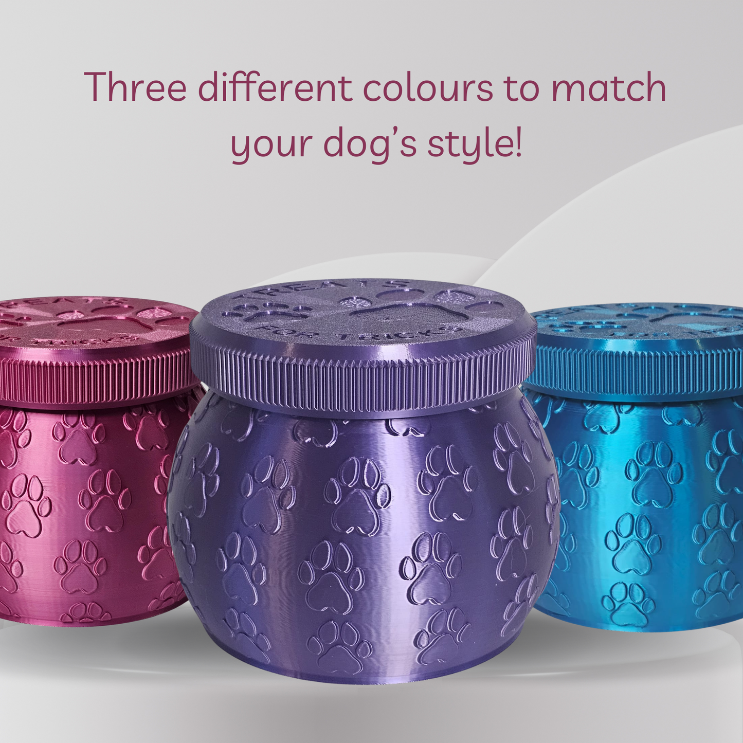 "Treats For Tricks" Dog Treat Jar