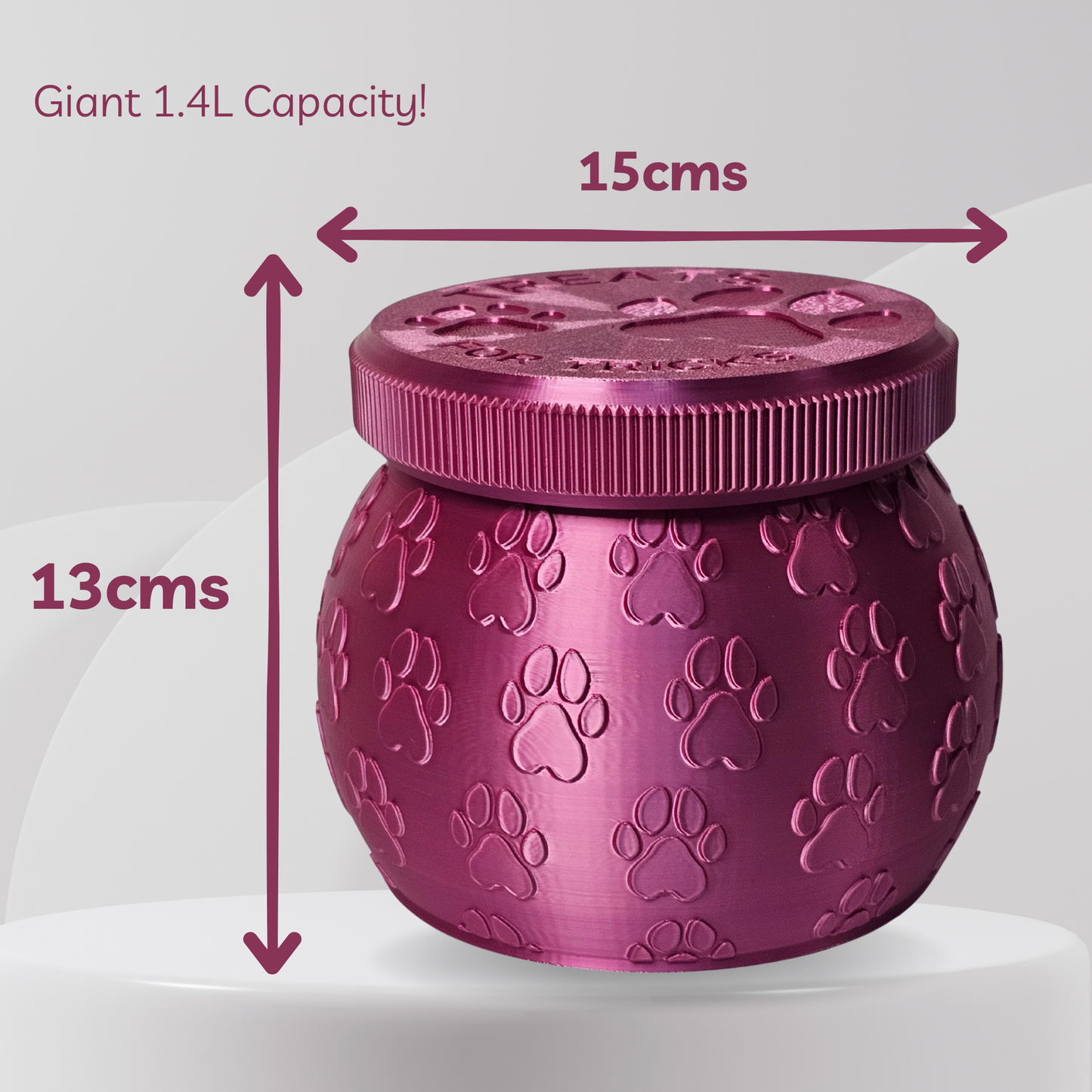 "Treats For Tricks" Dog Treat Jar